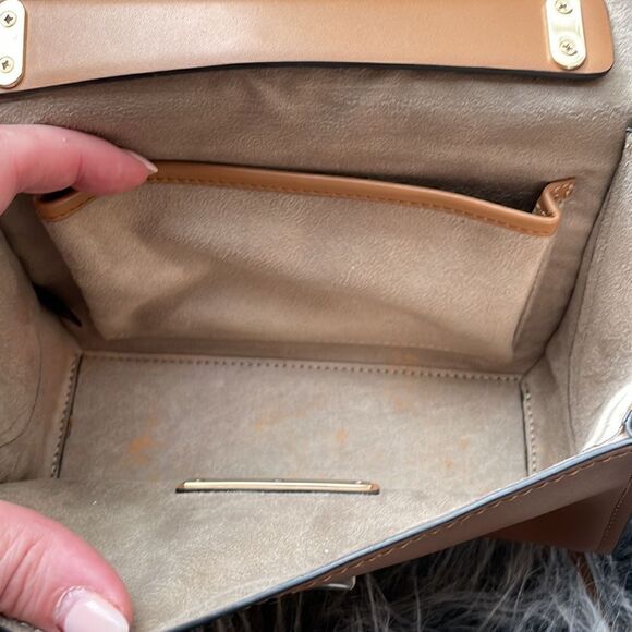 ZAC Zac Posen
Eartha Mini Chain Leather Brown Shoulder Bag / Pristine - Picture 7 of 10